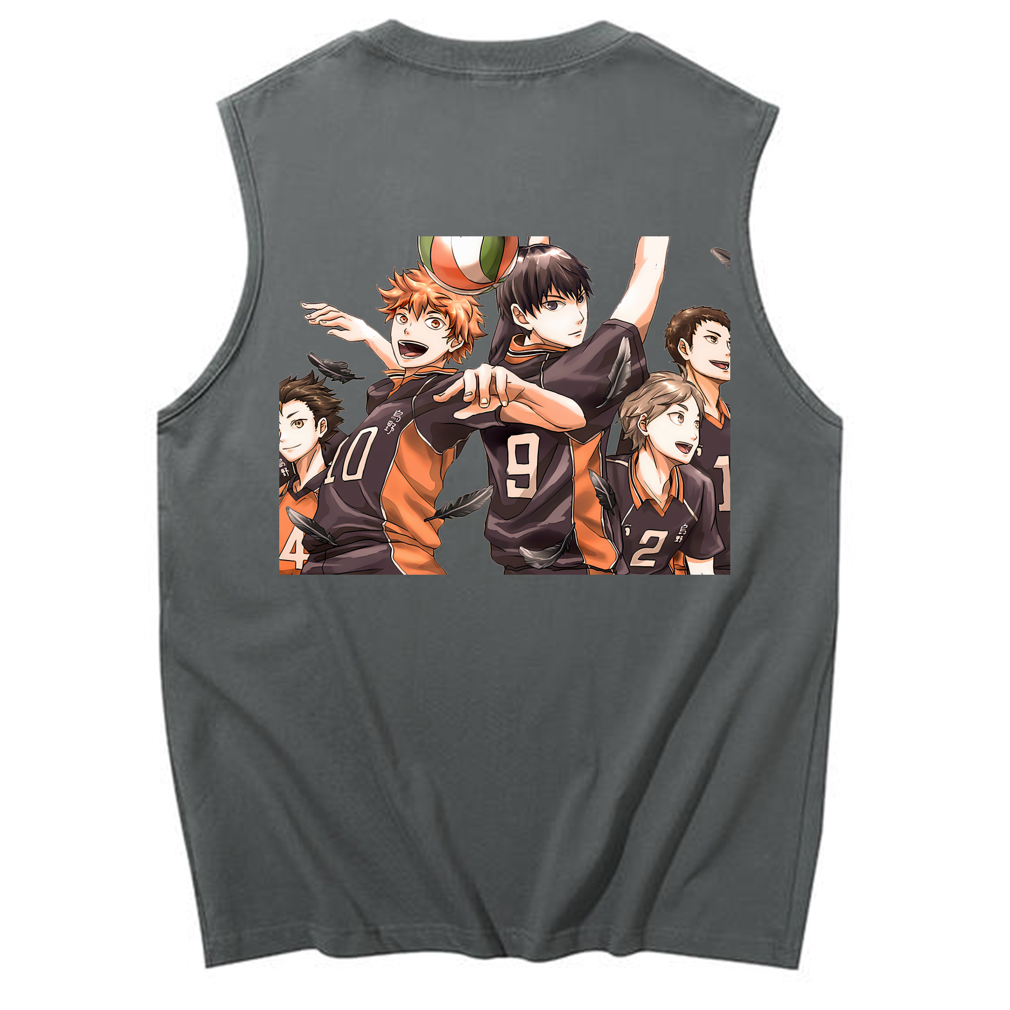 （画像用） ハイキュー!! Haikyu!! コットン100％タンクトップ（背面プリント）
